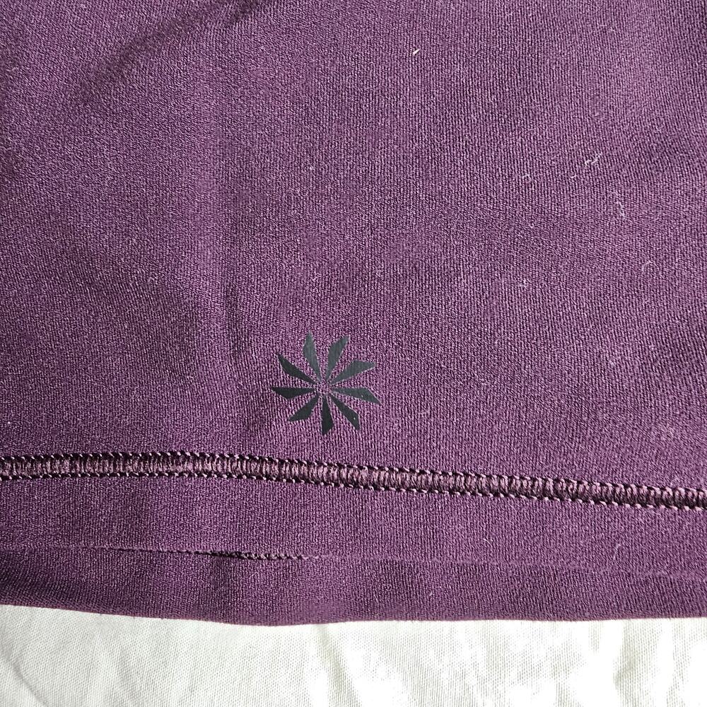 ATHLETA Purple Halter Crop Top Sports Bra size Midium - Picture 8 of 9